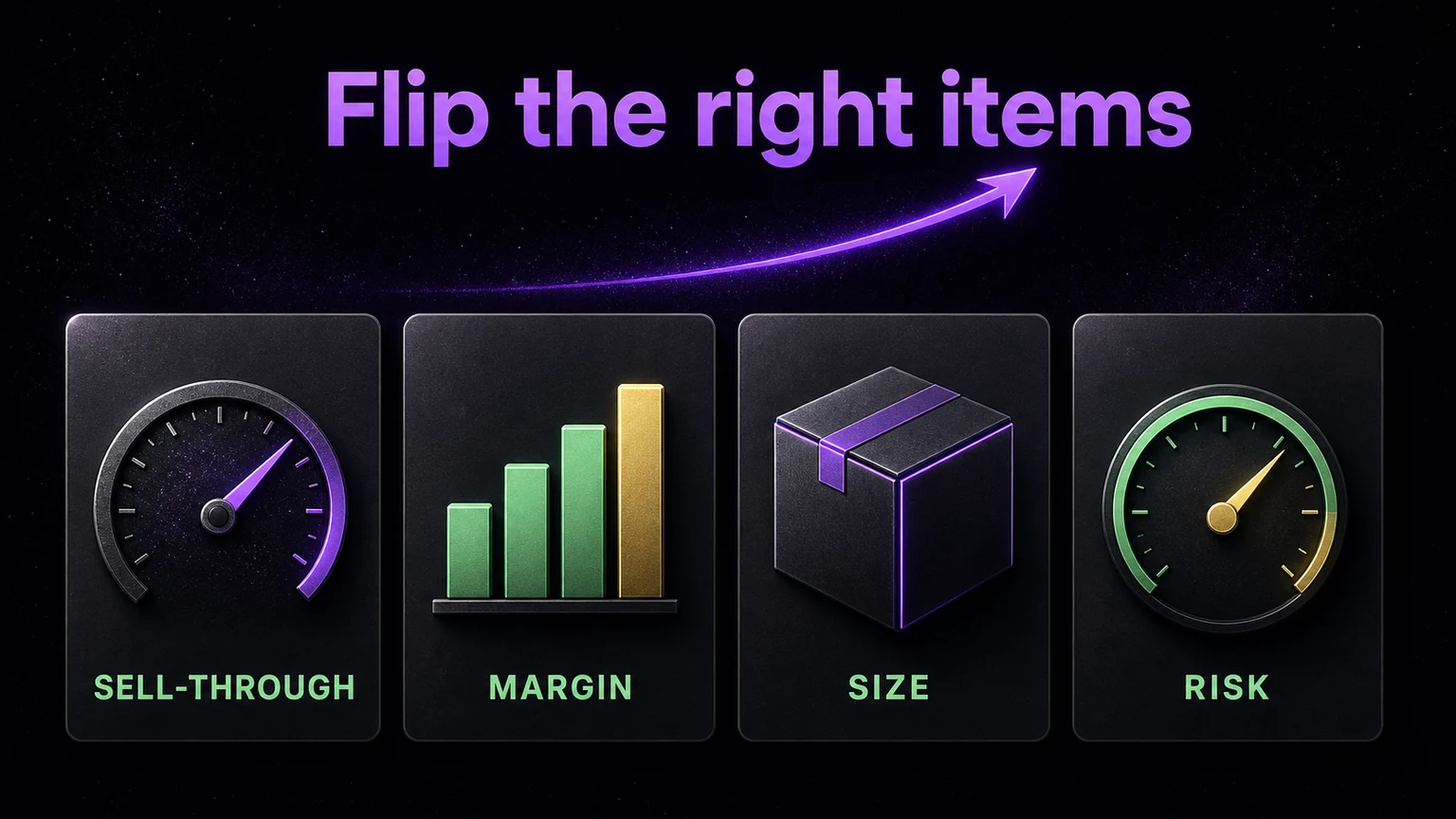 Best items to flip scoring infographic