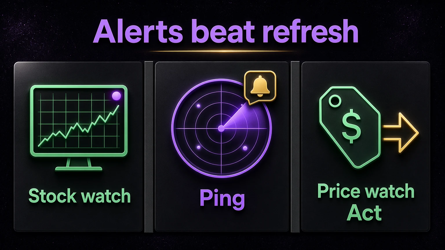 Seconds saved by monitors versus manual refresh infographic
