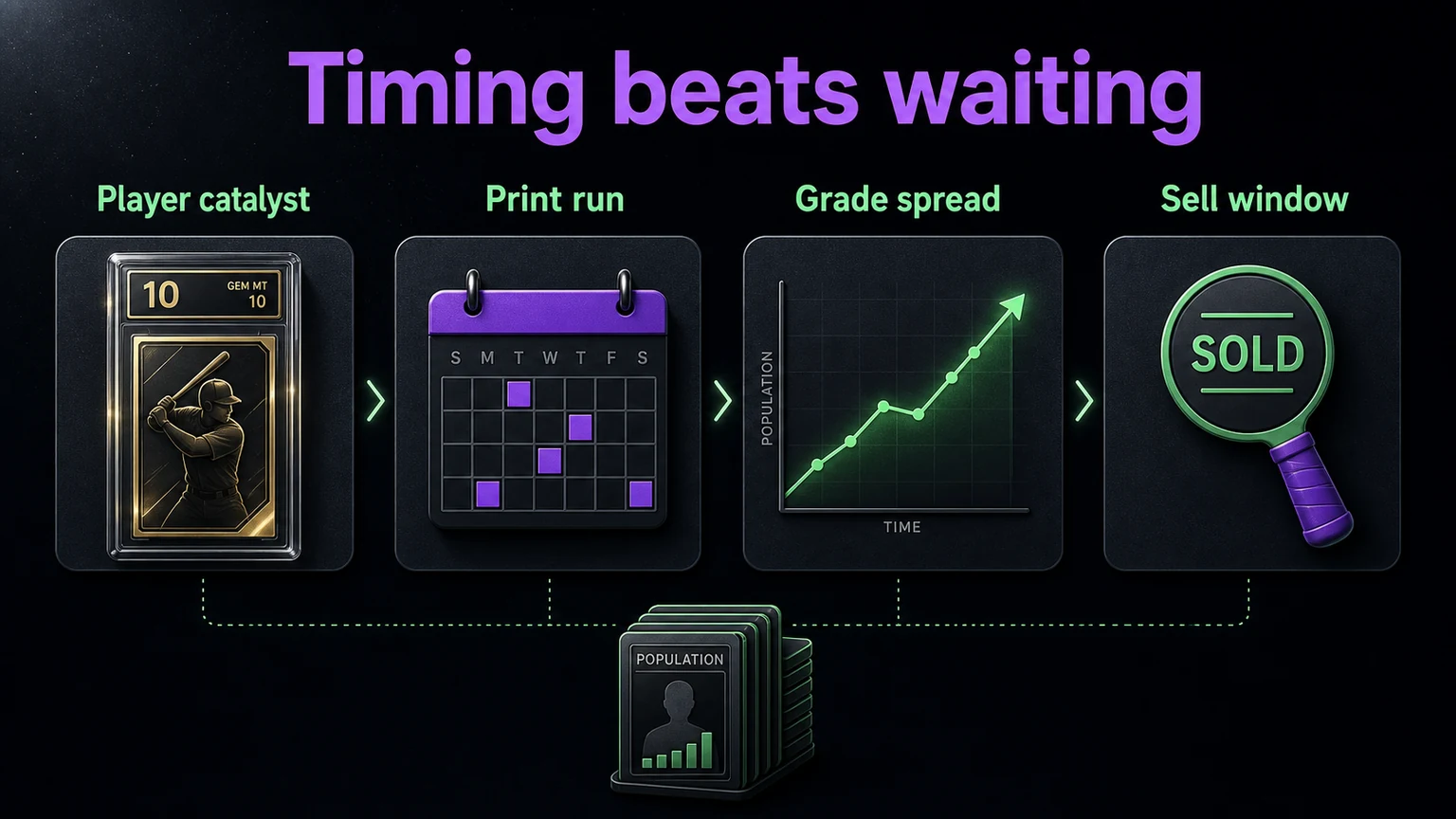 Workflow for reading player catalysts and sell windows